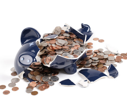 Broken Piggy Bank