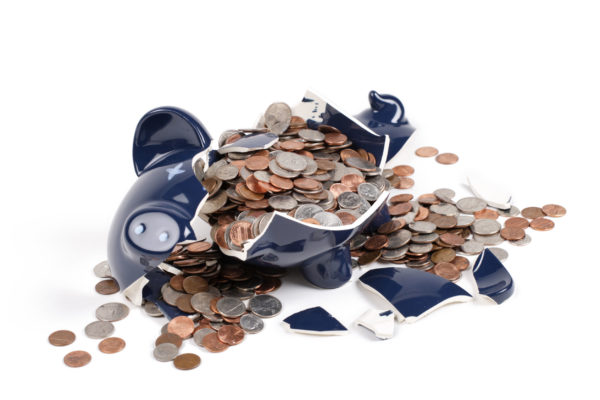 Broken Piggy Bank